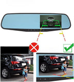 Espejo Retrovisor con Doble Cámara de Grabación