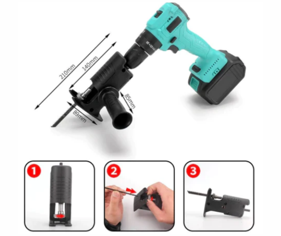 Adaptador de Sierra para Taladro