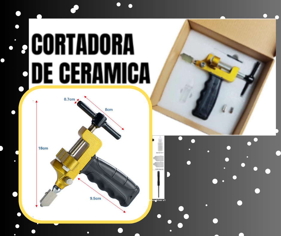 CORTADOR DE VIDRIO, CERAMICA Y MAYOLICA