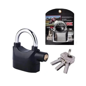 CANDADO CON ALARMA (MOTO , BICICLETA, CASA Y NEGOCIO)