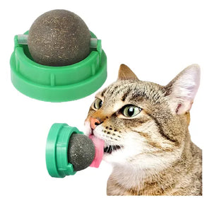 Bola de Hierba Gatera Giratoria – Catnip 100%