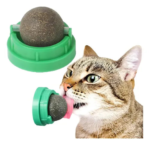 Bola de Hierba Gatera Giratoria – Catnip 100%