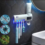 ESTERILIZADOR DE CEPILLO UV MAS DISPENSADOR PREMIUM