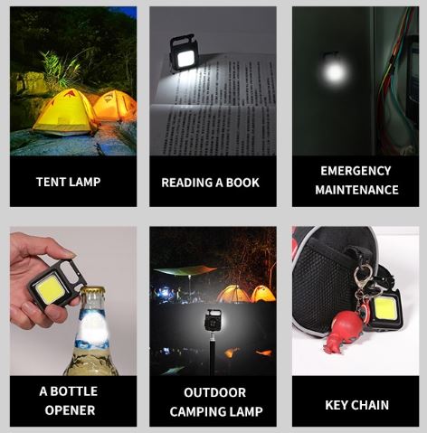 LLAVERO LINTERNA LED MULTIUSOS