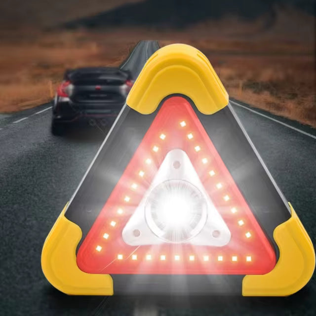 TRIANGULO DE EMERGENCIA CON PANEL SOLAR 2 EN 1