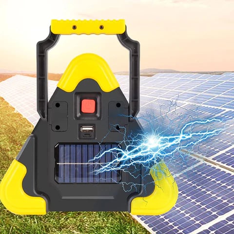 TRIANGULO DE EMERGENCIA CON PANEL SOLAR 2 EN 1
