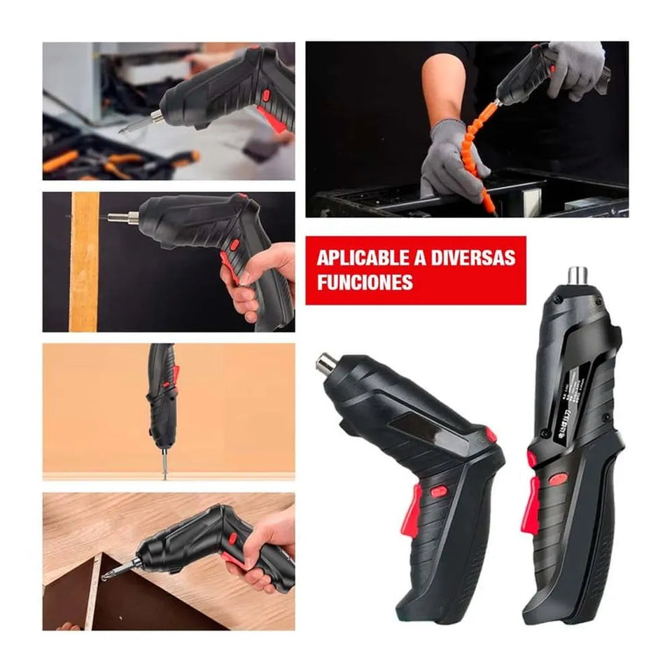 TALADRO RECARGABLE 47 PIEZAS